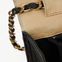 Chanel Classic Full Flap Bag Beige Chevron Quilted Leather 24K Gold-Plated Hardware