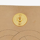 Chanel Classic Full Flap Bag Beige Chevron Quilted Leather 24K Gold-Plated Hardware