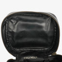 Chanel Black Leather Vanity Case