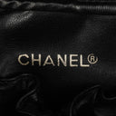 Chanel Black Leather Vanity Case
