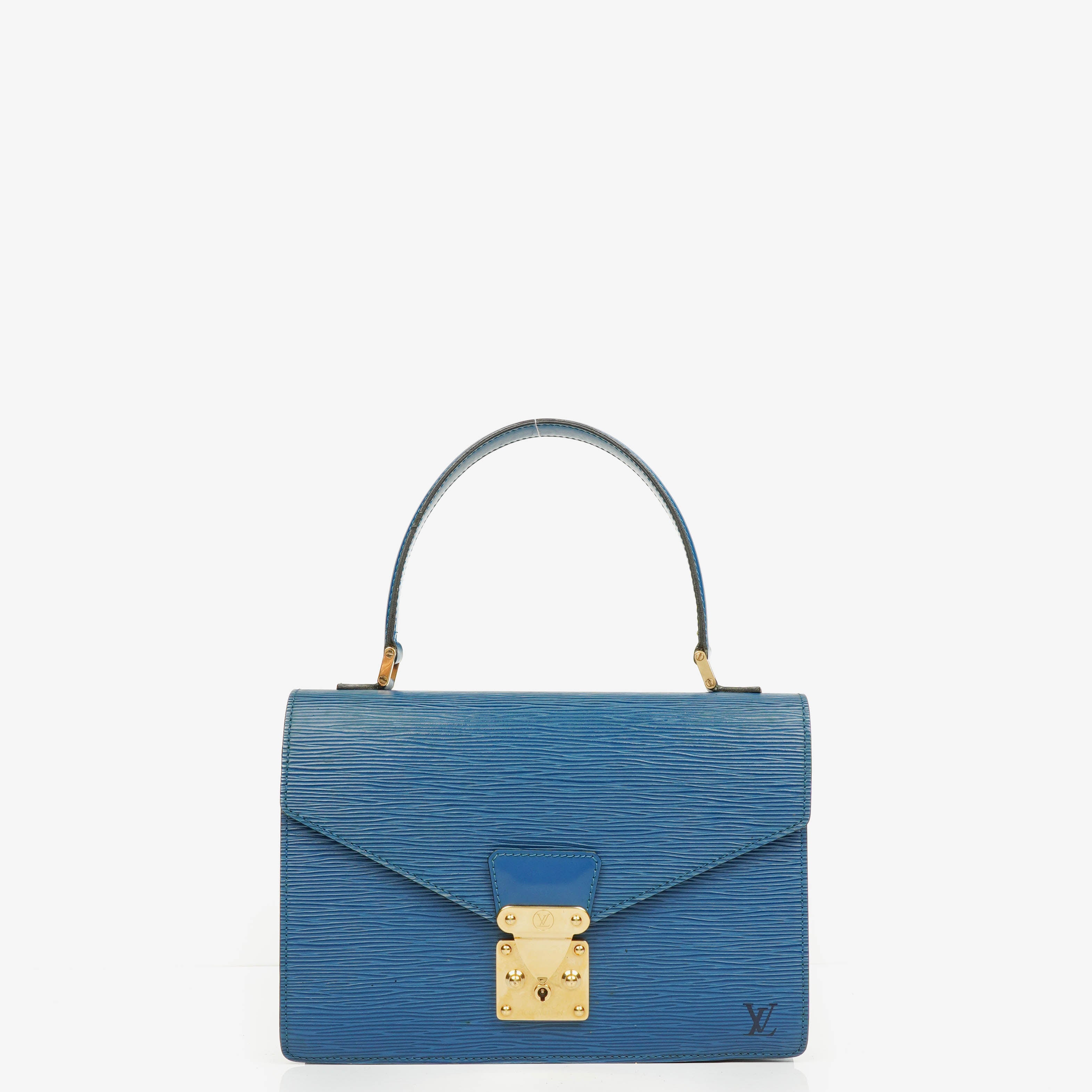 Louis Vuitton Concorde Blaue EPI Leder&nbsp;Tasche