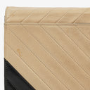 Chanel Classic Full Flap Bag Beige Chevron Quilted Leather 24K Gold-Plated Hardware