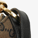 Gucci Bamboo Top Handle Brown Canvas And Leather Hobo Bag