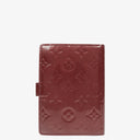 Louis Vuitton Amarante Patent Leather Ring Agenda Cover