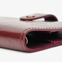 Louis Vuitton Amarante Patent Leather Ring Agenda Cover