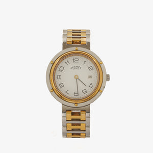 Hermes Clipper Quartz Watch Two-Tone Stainless Steel&nbsp;