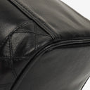 Chanel Black Leather Vanity Case