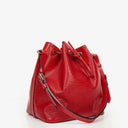 Louis Vuitton Petit Noe Rote EPI Leder Schultertasche