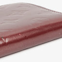 Louis Vuitton Amarante Patent Leather Ring Agenda Cover