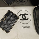 Chanel Black Leather Vanity Case