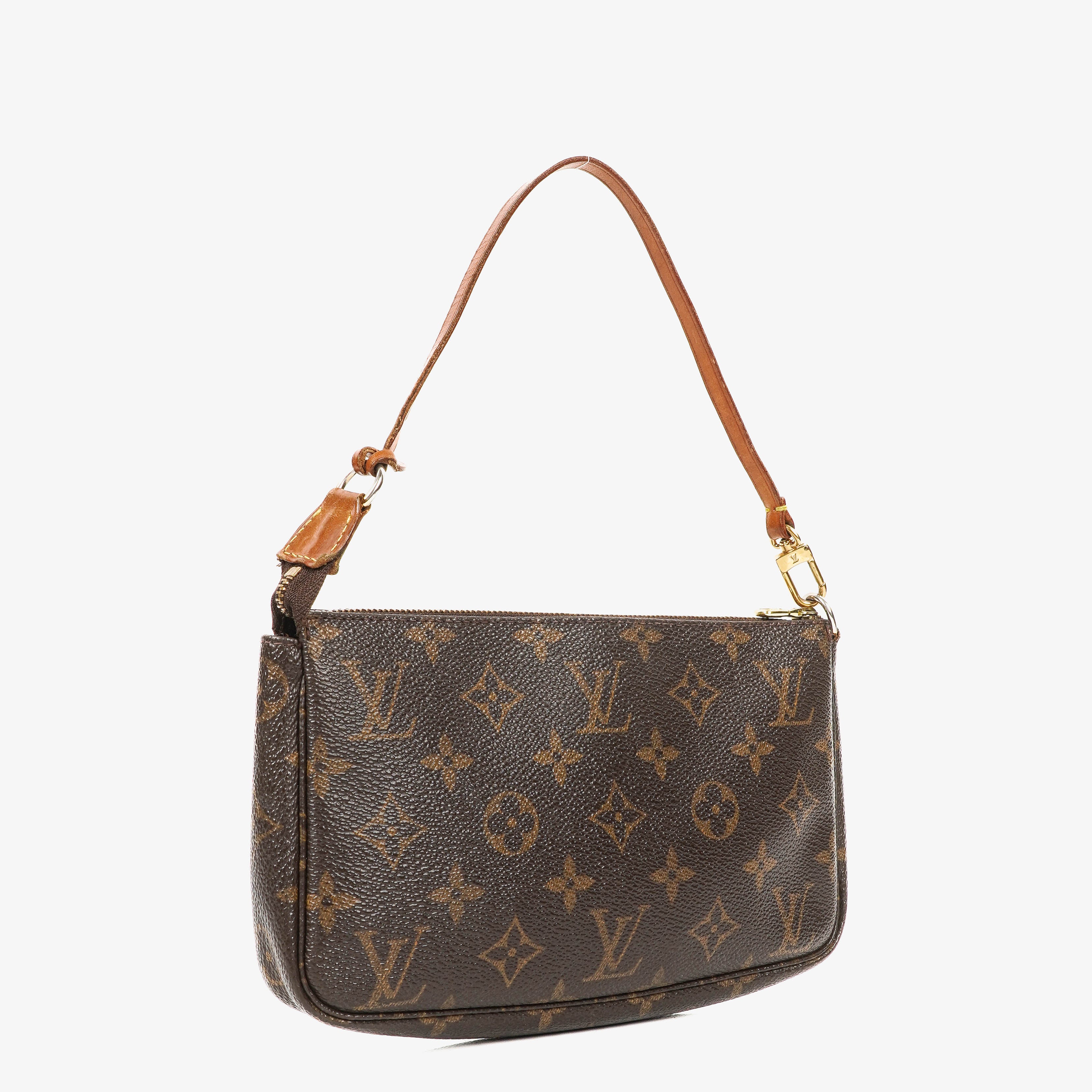 Louis Vuitton Pochette Accessoires Monogram Canvas Clutch Handbag
