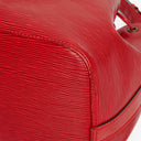 Louis Vuitton Petit Noe Rote EPI Leder Schultertasche