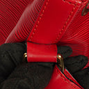 Louis Vuitton Petit Noe Rote EPI Leder Schultertasche