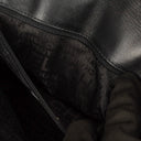 Chanel Mademoiselle Flap Bag In Black Glazed Crackled Calfskin And Silver-Tone Hardware