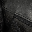 Chanel Mademoiselle Flap Bag In Black Glazed Crackled Calfskin And Silver-Tone Hardware