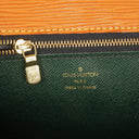 Louis Vuitton Pochette Sellier Dragonne Cognac Epi Clutch