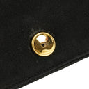 Chanel Classic Full Flap Bag Black Quilted Suede