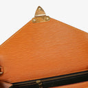 Louis Vuitton Pochette Sellier Dragonne Cognac Epi Clutch