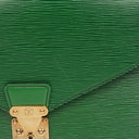 Louis Vuitton Serviette Ambassador Green EPI Leather Briefcase