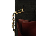 Chanel Classic Full Flap Bag Black Quilted Suede