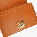 Louis Vuitton Pochette Sellier Dragonne Cognac Epi Clutch