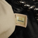 Chanel Black Quilted Glazed Calfskin Double Stitch Flap Bag