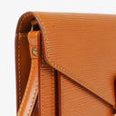 Louis Vuitton Pochette Sellier Dragonne Cognac Epi Clutch