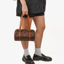 Celine Macadam Coated Canvas Boston Bag