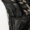 Chanel Black Quilted Glazed Calfskin Double Stitch Flap Bag