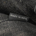 Prada Black Denim Logo Tote Bag