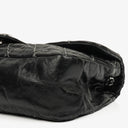 Chanel Black Quilted Glazed Calfskin Double Stitch Flap Bag