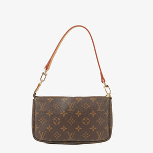 Louis Vuitton Pochette Accessoires Monogram Canvas Clutch Handbag