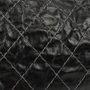 Chanel Black Quilted Glazed Calfskin Double Stitch Flap Bag