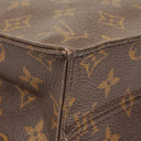 Louis Vuitton Sac Plat Monogram Canvas Bag