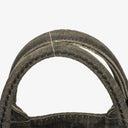 Prada Black Denim Logo Tote Bag