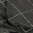 Chanel Black Quilted Glazed Calfskin Double Stitch Flap Bag