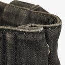 Prada Black Denim Logo Tote Bag