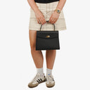Louis Vuitton Black EPI Leather Malesherbes Handbag