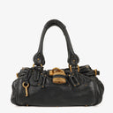 Chloe Paddington Black Calfskin Satchel Bag