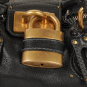 Chloe Paddington Black Calfskin Satchel Bag