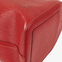Louis Vuitton Keepall 45 Red EPI Leather Travel Bag