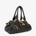 Chloe Paddington Black Calfskin Satchel Bag