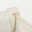 Chanel Small Tassel Flap Bag White Quilted Lambskin Bag