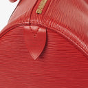 Louis Vuitton Keepall 45 Red EPI Leather Travel Bag