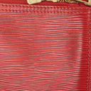 Louis Vuitton Keepall 45 Red EPI Leather Travel Bag