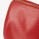 Louis Vuitton Keepall 45 Red EPI Leather Travel Bag