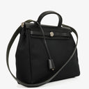 Hermes Herbag Canvas Vache Hunter Black 2 In 1 Bag