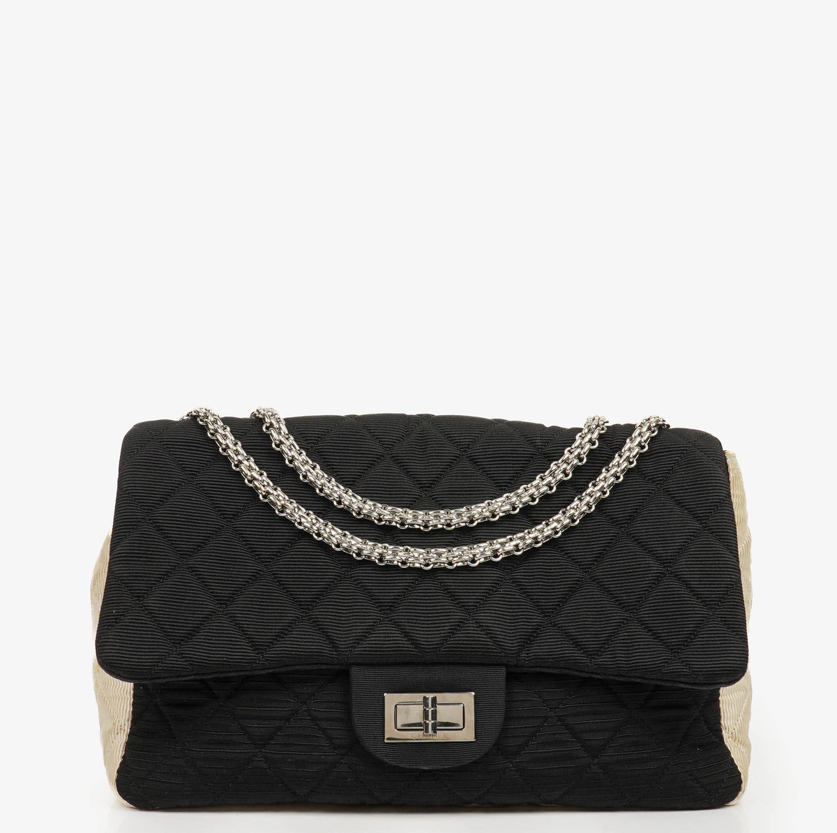 Chanel 2.55 Reissue Bi-Color Fabric Flap Bag