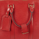 Louis Vuitton Keepall 45 Red EPI Leather Travel Bag
