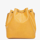 Louis Vuitton Petit Noe Yellow EPI Leather Shoulder Bag